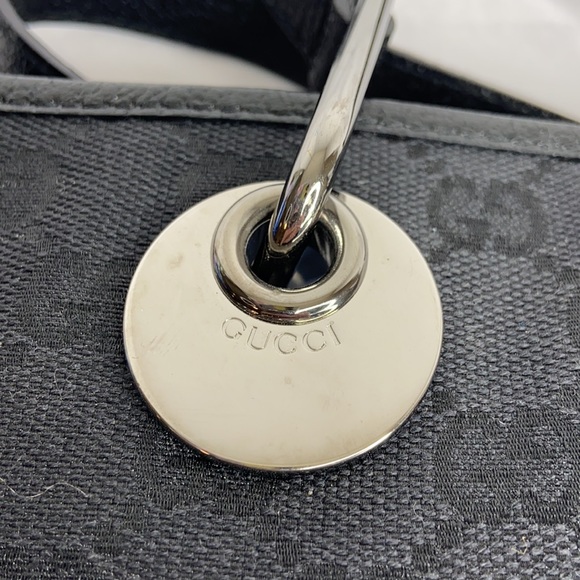 Gucci L6 1/2” x W8” x D4” black small bag EUC - Picture 7 of 16